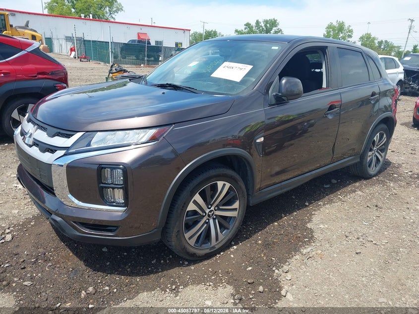 2020 Mitsubishi Outlander VIN JA4AP3AU6LU002877 IAAI salvage auction — RIGHT FRONT, Salvage (Ohio), sold $3,300 on 2026-07-29 (photo 2)