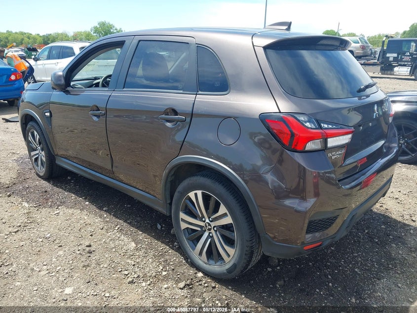 2020 Mitsubishi Outlander VIN JA4AP3AU6LU002877 IAAI salvage auction — RIGHT FRONT, Salvage (Ohio), sold $3,300 on 2026-07-29 (photo 3)