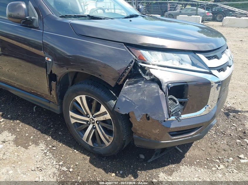 2020 Mitsubishi Outlander VIN JA4AP3AU6LU002877 IAAI salvage auction — RIGHT FRONT, Salvage (Ohio), sold $3,300 on 2026-07-29 (photo 6)