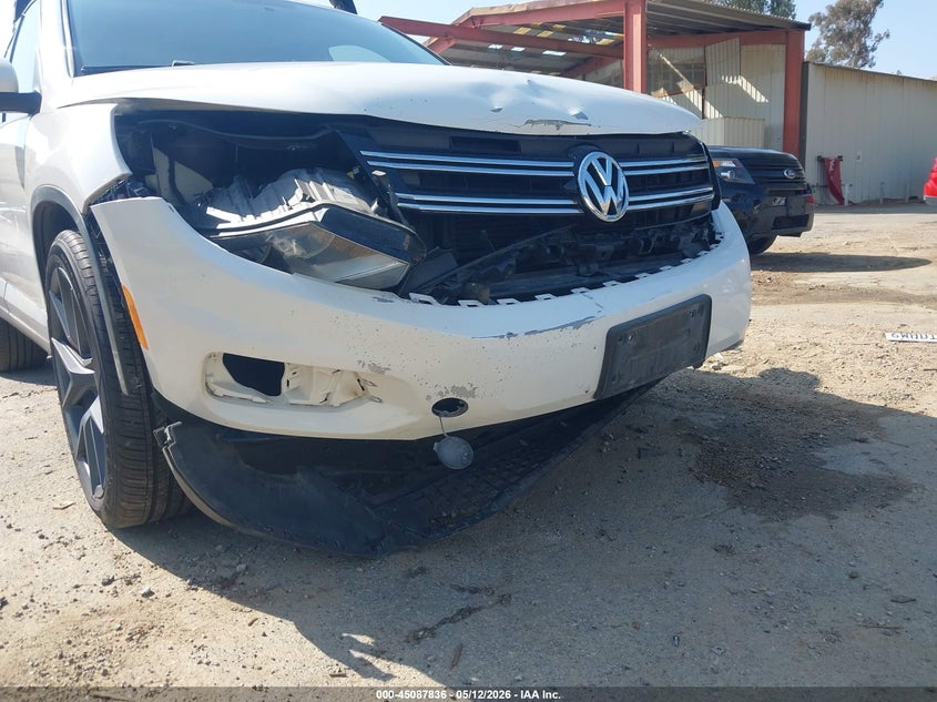 2012 Volkswagen Tiguan VIN WVGAV7AX6CW588218 IAAI salvage auction — FRONT & REAR, Salvage (California), sold $1,000 on 2026-07-14 (photo 6)