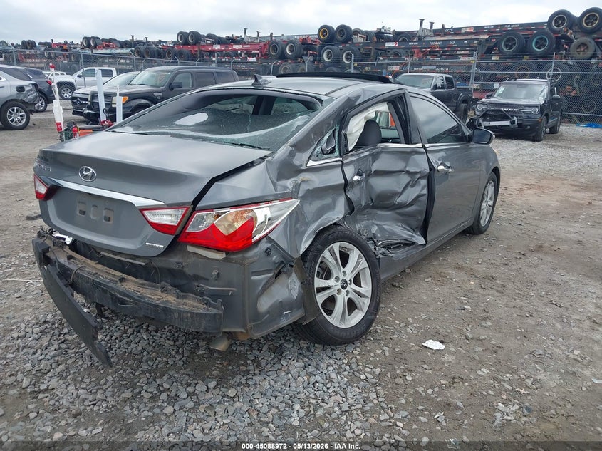 2013 Hyundai Sonata VIN 5NPEC4AC4DH806686 IAAI salvage auction — SIDE, Salvage (Georgia), sold $1,000 on 2026-07-17 (photo 4)