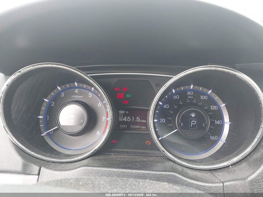 2013 Hyundai Sonata VIN 5NPEC4AC4DH806686 IAAI salvage auction — SIDE, Salvage (Georgia), sold $1,000 on 2026-07-17 (photo 7)