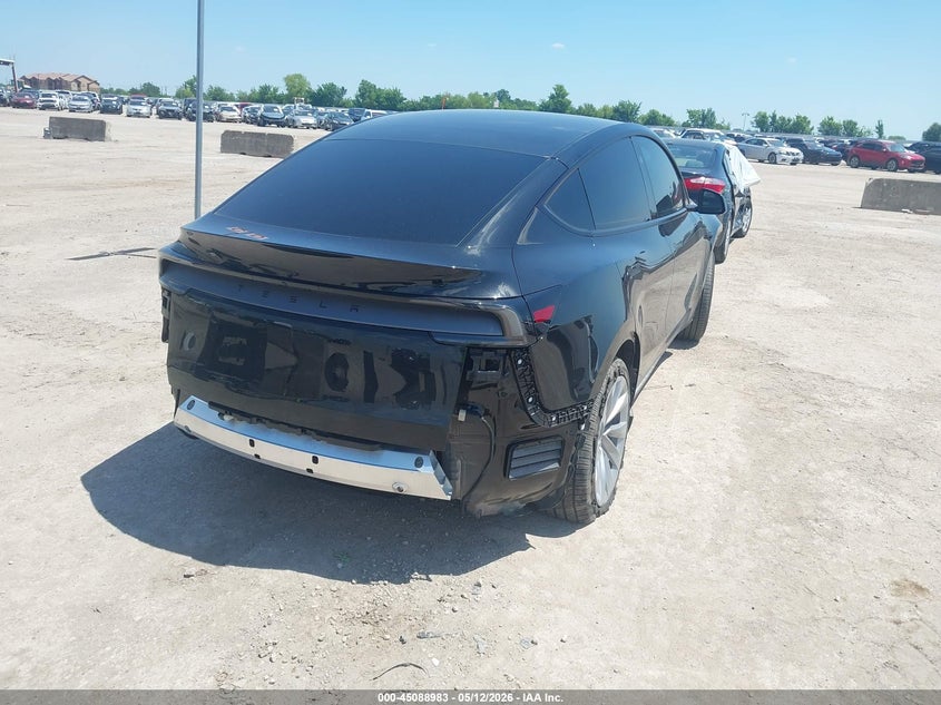 2026 Tesla Model y VIN 7SAYGDED1TA582987 IAAI salvage auction — FRONT & REAR, Original (Texas), sold $19,500 on 2026-07-09 (photo 4)
