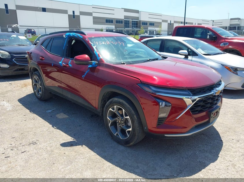 2024 Chevrolet Trax VIN KL77LHE23RC210437 IAAI salvage auction — STORM DAMAGE, Original (Texas), sold $7,500 on 2026-07-28 (photo 1)