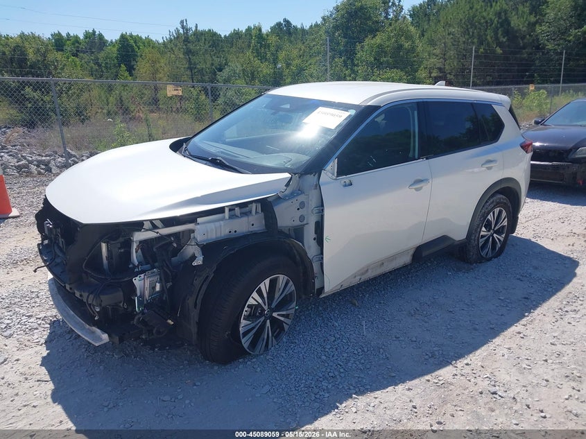 2021 Nissan Rogue VIN JN8AT3BA2MW007378 IAAI salvage auction — FRONT END, Salvage (Alabama), sold $2,750 on 2026-07-29 (photo 2)