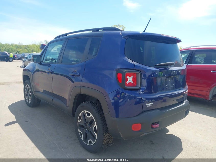 2017 Jeep Renegade VIN ZACCJBCB8HPE68552 IAAI salvage auction — HAIL, Salvage (Ohio), sold $3,300 on 2026-07-14 (photo 3)