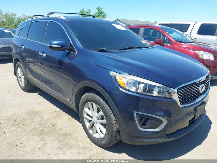 2017 Kia Sorento VIN 5XYPGDA30HG206998 IAAI salvage auction — HAIL, Salvage (Ohio), sold $750 on 2026-07-28 (photo 1)