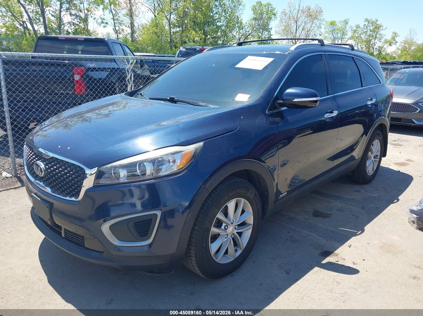 2017 Kia Sorento VIN 5XYPGDA30HG206998 IAAI salvage auction — HAIL, Salvage (Ohio), sold $750 on 2026-07-28 (photo 2)