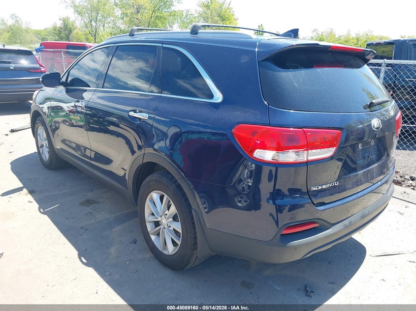 2017 Kia Sorento VIN 5XYPGDA30HG206998 IAAI salvage auction — HAIL, Salvage (Ohio), sold $750 on 2026-07-28 (photo 3)