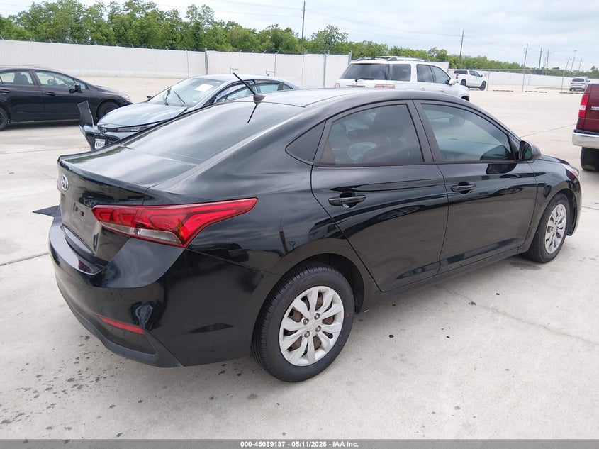 2021 Hyundai Accent VIN 3KPC24A61ME139102 IAAI salvage auction — LEFT FRONT, Salvage (Texas), sold $1,550 on 2026-07-10 (photo 4)