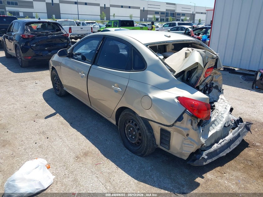 2007 Hyundai Elantra VIN KMHDU46D37U224644 IAAI salvage auction — REAR END, Salvage (Texas), sold $300 on 2026-07-21 (photo 3)