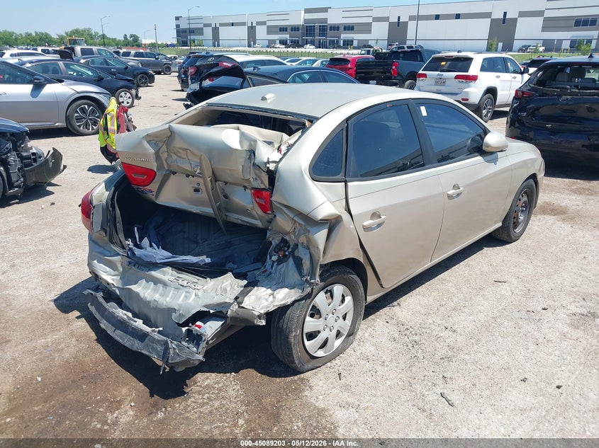 2007 Hyundai Elantra VIN KMHDU46D37U224644 IAAI salvage auction — REAR END, Salvage (Texas), sold $300 on 2026-07-21 (photo 4)