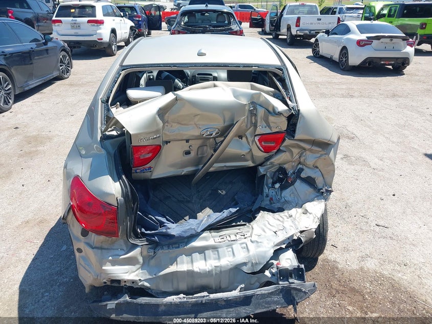 2007 Hyundai Elantra VIN KMHDU46D37U224644 IAAI salvage auction — REAR END, Salvage (Texas), sold $300 on 2026-07-21 (photo 6)