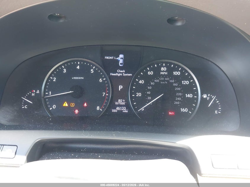 2015 Lexus Ls VIN JTHBL5EF0F5133765 IAAI salvage auction — FRONT END, Clear (Oklahoma), sold $9,000 on 2026-07-15 (photo 7)
