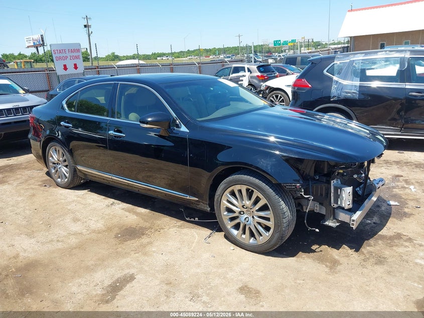 2015 Lexus Ls VIN JTHBL5EF0F5133765 IAAI salvage auction — FRONT END, Clear (Oklahoma), sold $9,000 on 2026-07-15 (photo 1)