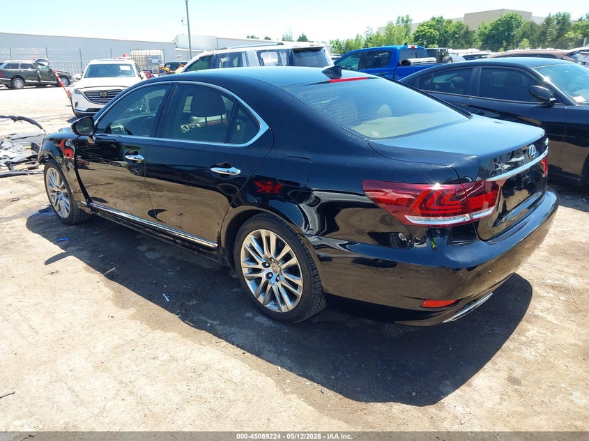 2015 Lexus Ls VIN JTHBL5EF0F5133765 IAAI salvage auction — FRONT END, Clear (Oklahoma), sold $9,000 on 2026-07-15 (photo 3)