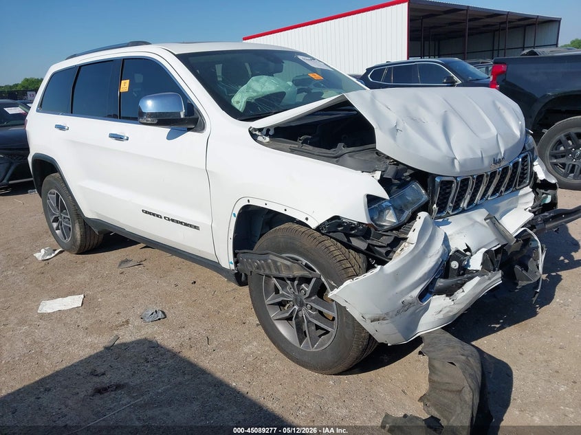 2020 Jeep Grand cherokee VIN 1C4RJFBGXLC199188 IAAI salvage auction — FRONT END, Salvage Title, sold $3,800 on 2026-07-30 (photo 1)
