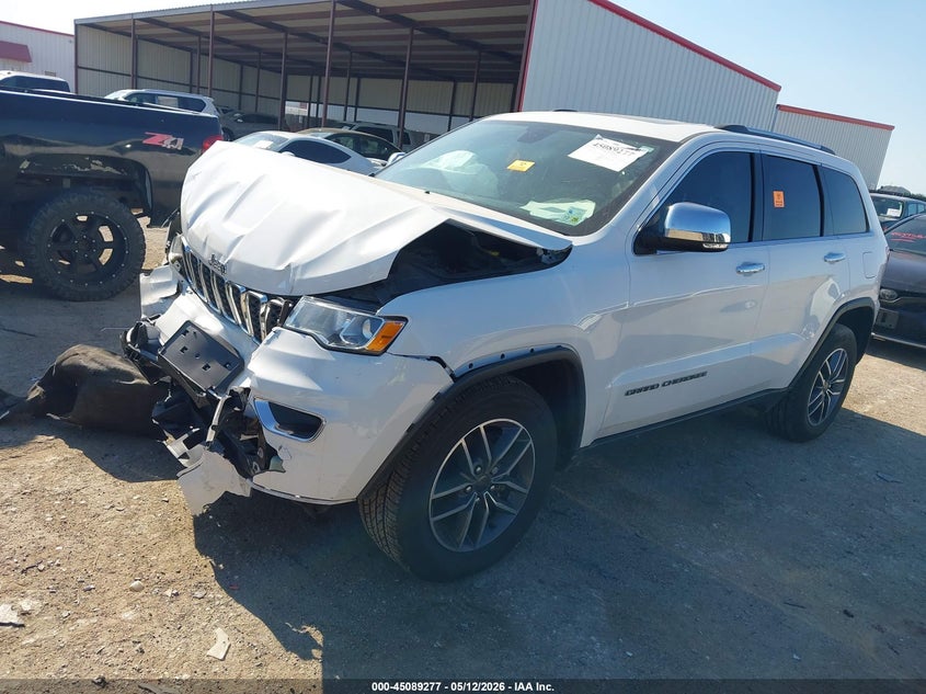 2020 Jeep Grand cherokee VIN 1C4RJFBGXLC199188 IAAI salvage auction — FRONT END, Salvage Title, sold $3,800 on 2026-07-30 (photo 2)