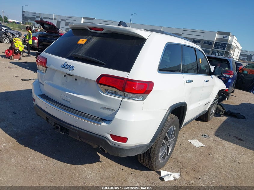 2020 Jeep Grand cherokee VIN 1C4RJFBGXLC199188 IAAI salvage auction — FRONT END, Salvage Title, sold $3,800 on 2026-07-30 (photo 4)
