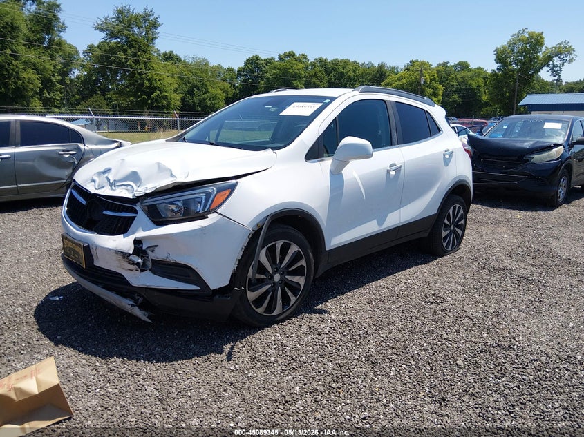 2021 Buick Encore VIN KL4CJASB4MB304614 IAAI salvage auction — FRONT END, Clear (South Carolina), sold $825 on 2026-07-07 (photo 2)
