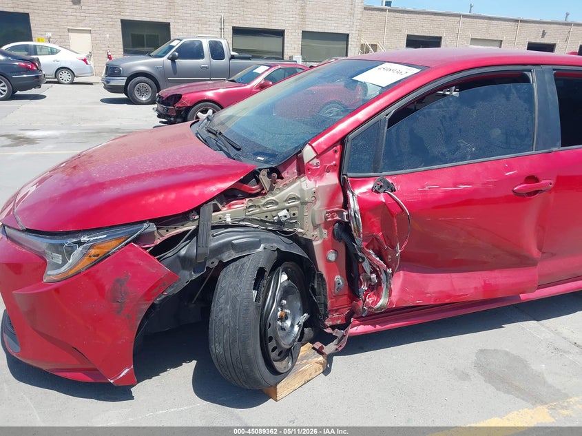 2020 Toyota Corolla VIN 5YFEPRAE6LP074341 IAAI salvage auction — LEFT FRONT, Salvage (California), sold $3,250 on 2026-07-29 (photo 6)
