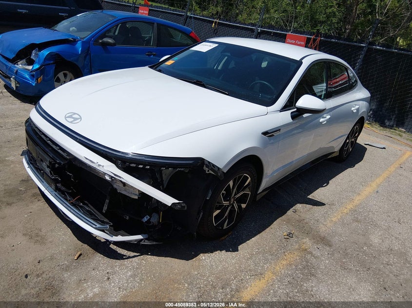 2024 Hyundai Sonata VIN KMHL64JA8RA412325 IAAI salvage auction — FRONT END, Salvage (Kansas), sold $8,100 on 2026-07-29 (photo 2)