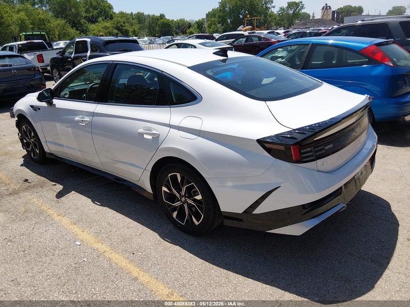 2024 Hyundai Sonata VIN KMHL64JA8RA412325 IAAI salvage auction — FRONT END, Salvage (Kansas), sold $8,100 on 2026-07-29 (photo 3)