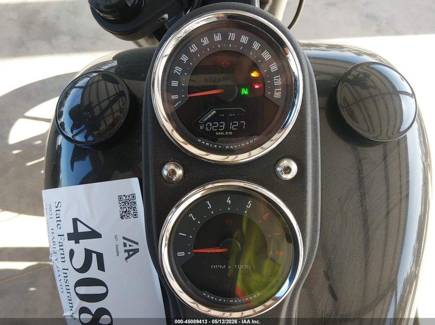 2021 Harley-davidson Low rider VIN 1HD1YWK17MB019336 IAAI salvage auction — SIDE, Salvage (California), sold $4,100 on 2026-07-22 (photo 7)