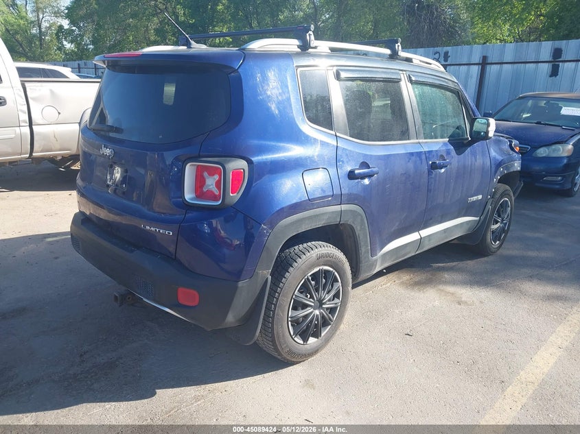 2016 Jeep Renegade VIN ZACCJBDT9GPC59813 IAAI salvage auction — LEFT & RIGHT, Salvage (Utah), sold $450 on 2026-07-23 (photo 4)