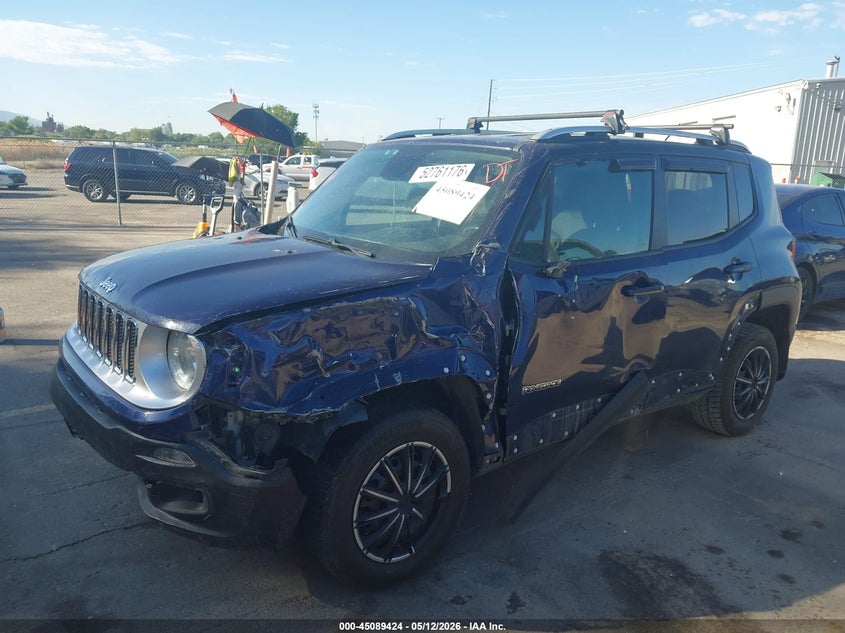 2016 Jeep Renegade VIN ZACCJBDT9GPC59813 IAAI salvage auction — LEFT & RIGHT, Salvage (Utah), sold $450 on 2026-07-23 (photo 6)