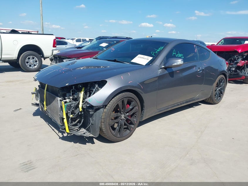 2014 Hyundai Genesis VIN KMHHU6KJ8EU120835 IAAI salvage auction — FRONT END, Original (Texas), sold $2,000 on 2026-07-15 (photo 2)