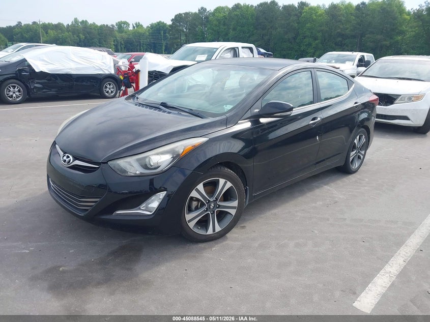 2016 Hyundai Elantra VIN KMHDH4AH5GU552064 IAAI salvage auction — NORMAL WEAR, Salvage (Texas), sold $1,300 on 2026-07-15 (photo 2)