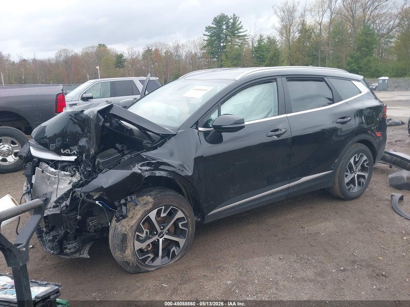 2025 Kia Sportage VIN 5XYK3CDF1SG296157 IAAI salvage auction — FRONT END, Salvage (Idaho), sold $5,050 on 2026-07-31 (photo 2)