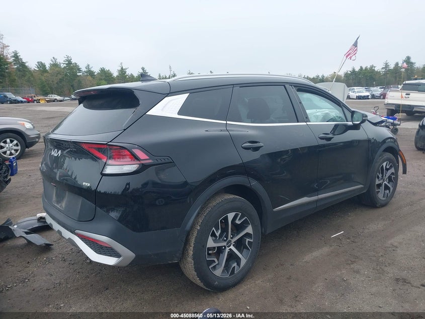 2025 Kia Sportage VIN 5XYK3CDF1SG296157 IAAI salvage auction — FRONT END, Salvage (Idaho), sold $5,050 on 2026-07-31 (photo 4)