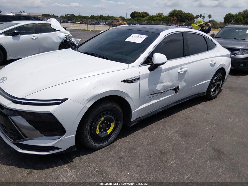 2024 Hyundai Sonata VIN KMHL14JA9RA382671 IAAI salvage auction — SIDE, Rebuildable (Florida), sold $8,700 on 2026-07-12 (photo 6)