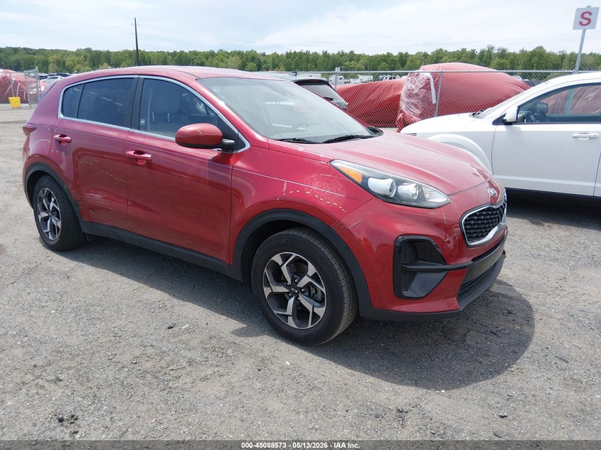 2022 Kia Sportage VIN KNDPM3AC2N7002330 IAAI salvage auction — RIGHT SIDE, Salvage - Greater Than 75% (Maryland), sold $5,500 on 2026-07-13 (photo 1)