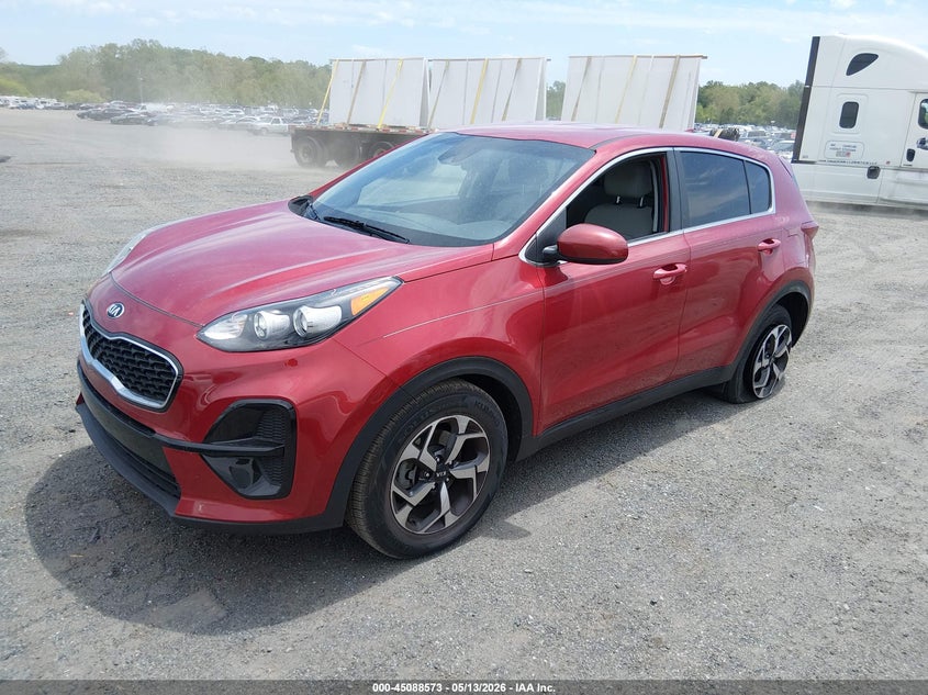 2022 Kia Sportage VIN KNDPM3AC2N7002330 IAAI salvage auction — RIGHT SIDE, Salvage - Greater Than 75% (Maryland), sold $5,500 on 2026-07-13 (photo 2)
