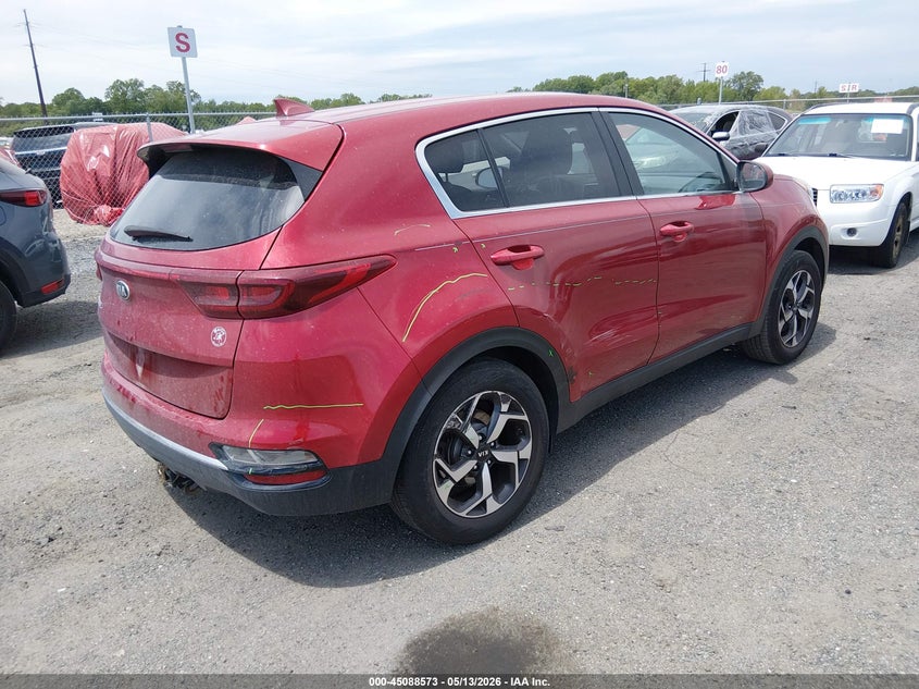 2022 Kia Sportage VIN KNDPM3AC2N7002330 IAAI salvage auction — RIGHT SIDE, Salvage - Greater Than 75% (Maryland), sold $5,500 on 2026-07-13 (photo 4)