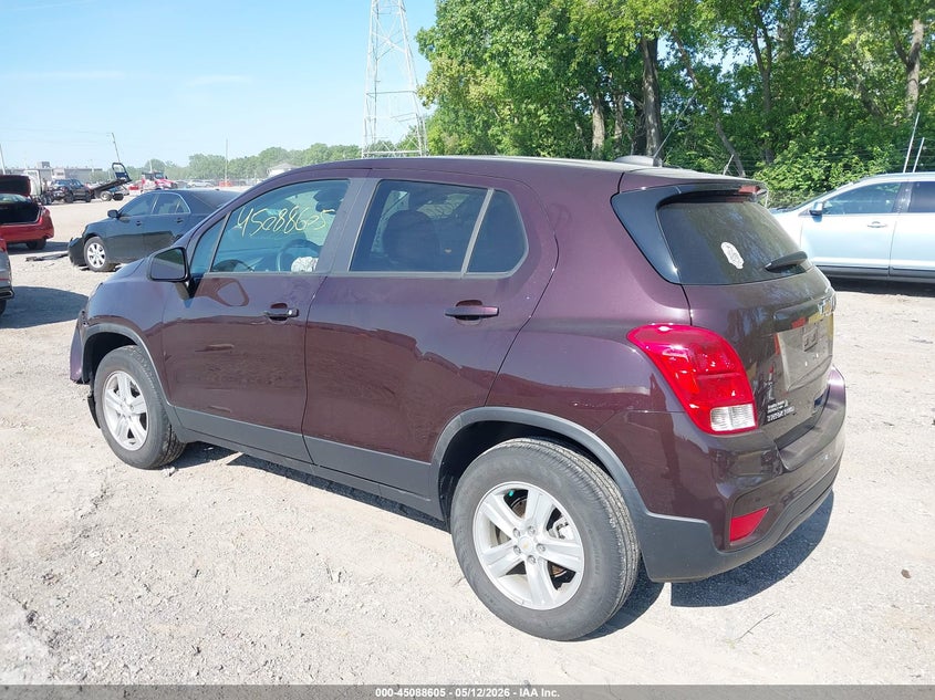 2021 Chevrolet Trax VIN KL7CJNSB5MB349202 IAAI salvage auction — FRONT END, Salvage (Indiana), sold $2,150 on 2026-07-08 (photo 3)