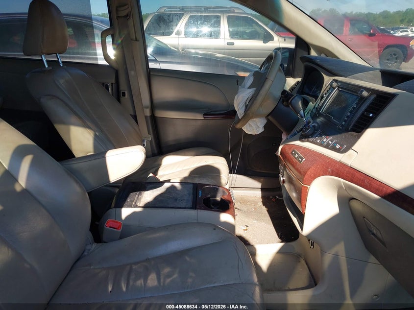 2011 Toyota Sienna VIN 5TDYK3DC7BS114760 IAAI salvage auction — FRONT END, Salvage - Greater Than 75% (Maryland), sold $1,250 on 2026-07-13 (photo 5)