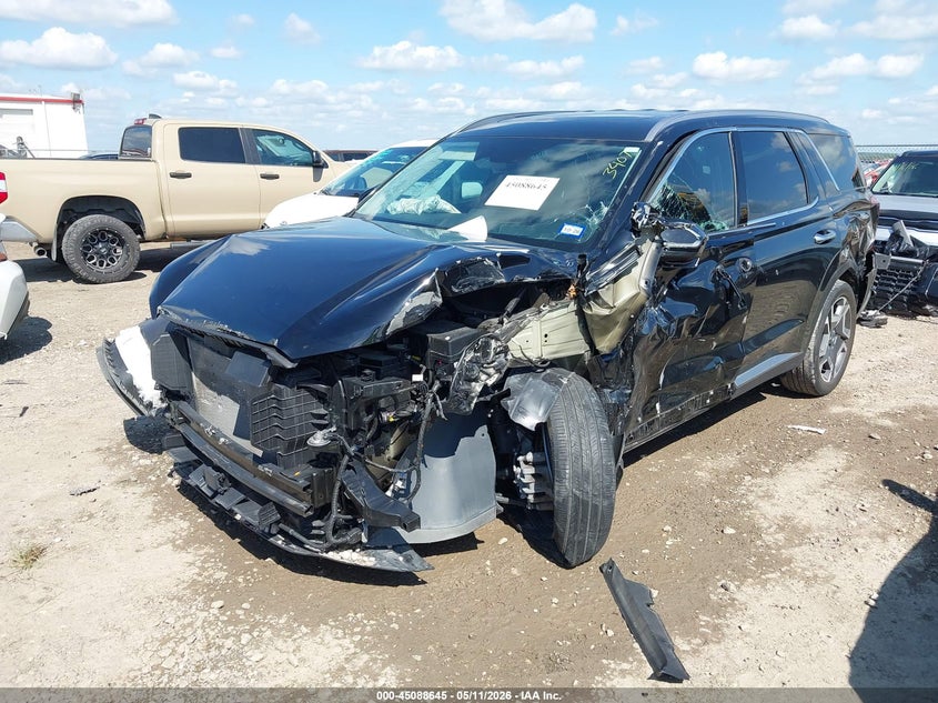 2024 Hyundai Palisade VIN KM8R54GE2RU673407 IAAI salvage auction — LEFT FRONT, Salvage (Texas), sold $7,575 on 2026-07-28 (photo 2)