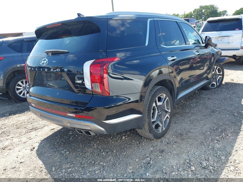 2024 Hyundai Palisade VIN KM8R54GE2RU673407 IAAI salvage auction — LEFT FRONT, Salvage (Texas), sold $7,575 on 2026-07-28 (photo 4)