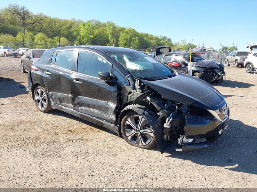 2021 Nissan Leaf VIN 1N4AZ1CV8MC557045 IAAI salvage auction — RIGHT SIDE, Salvage (Illinois), sold $2,450 on 2026-07-09 (photo 1)