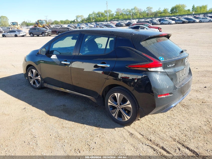2021 Nissan Leaf VIN 1N4AZ1CV8MC557045 IAAI salvage auction — RIGHT SIDE, Salvage (Illinois), sold $2,450 on 2026-07-09 (photo 3)