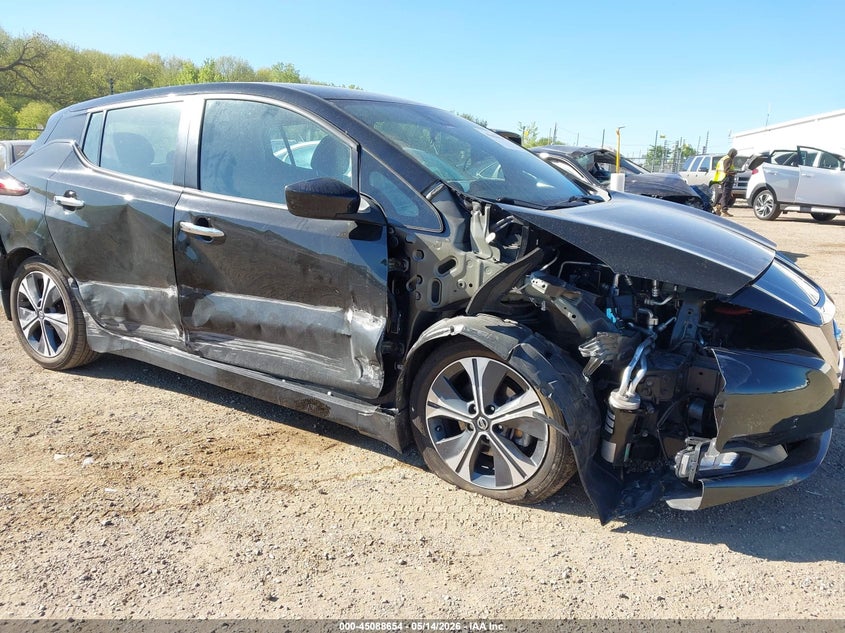 2021 Nissan Leaf VIN 1N4AZ1CV8MC557045 IAAI salvage auction — RIGHT SIDE, Salvage (Illinois), sold $2,450 on 2026-07-09 (photo 6)