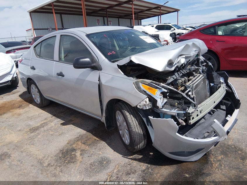 2015 Nissan Versa VIN 3N1CN7AP6FL939350 IAAI salvage auction — FRONT END, Salvage (Texas), sold $625 on 2026-07-22 (photo 1)