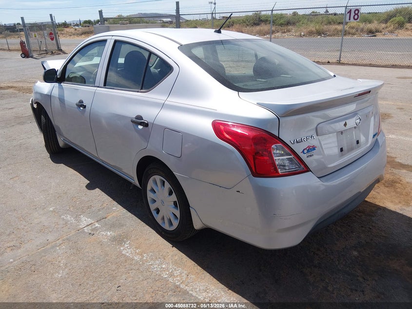 2015 Nissan Versa VIN 3N1CN7AP6FL939350 IAAI salvage auction — FRONT END, Salvage (Texas), sold $625 on 2026-07-22 (photo 3)