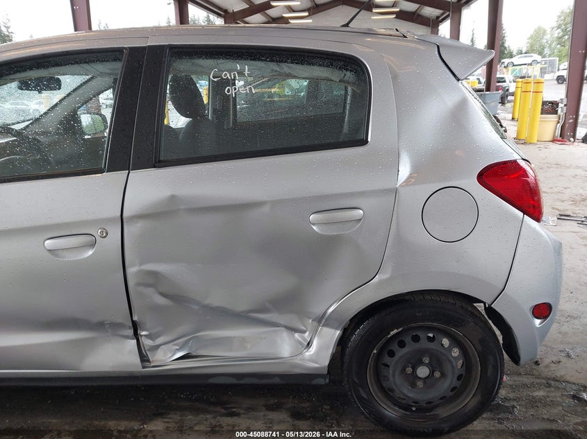 2015 Mitsubishi Mirage VIN ML32A3HJXFH040121 IAAI salvage auction — LEFT SIDE, Bill Of Sale (Washington), sold $275 on 2026-07-08 (photo 6)
