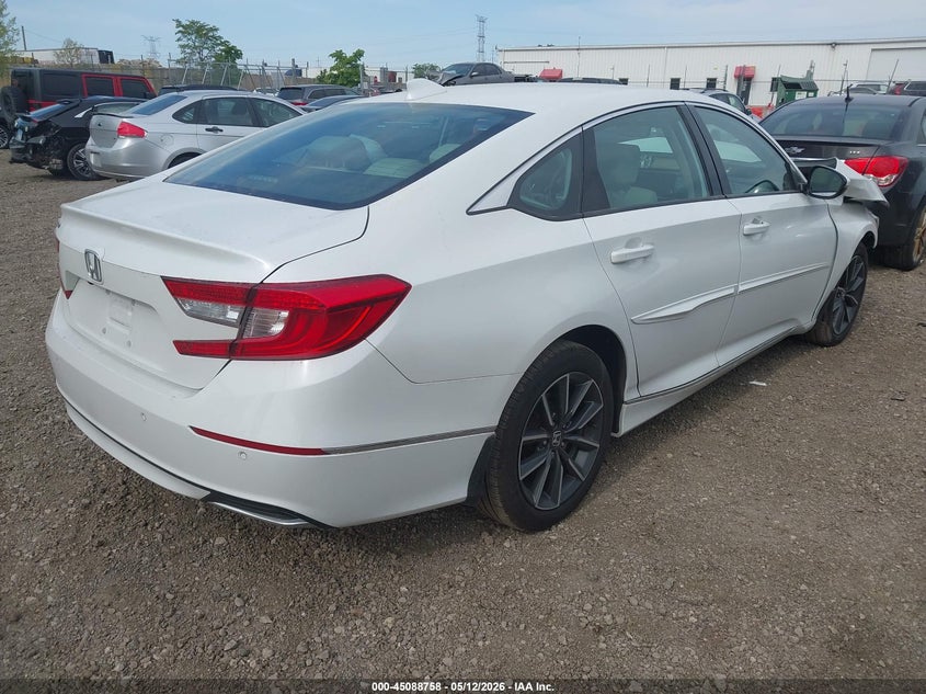 2021 Honda Accord VIN 1HGCV1F50MA112306 IAAI salvage auction — FRONT END, Salvage (Illinois), sold $6,200 on 2026-07-19 (photo 4)