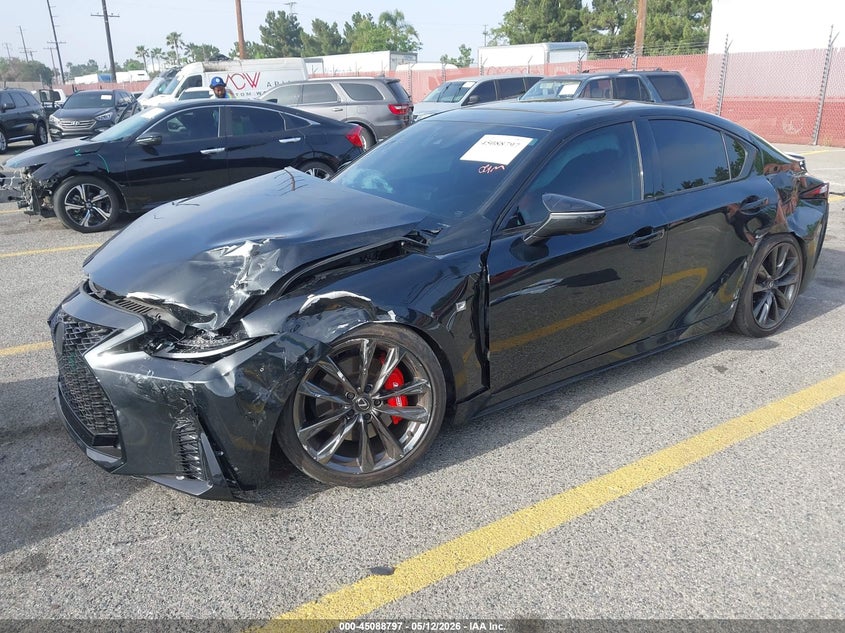 2024 Lexus Is VIN JTHGZ1B29R5081300 IAAI salvage auction — FRONT END, Salvage (California), sold $12,500 on 2026-07-29 (photo 2)